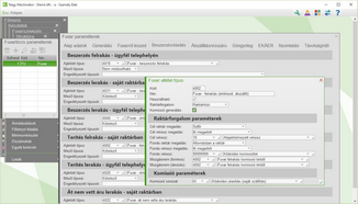 Automatikus komissió generálás megadása