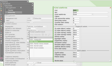 Külső adatforrás sablon létrehozás