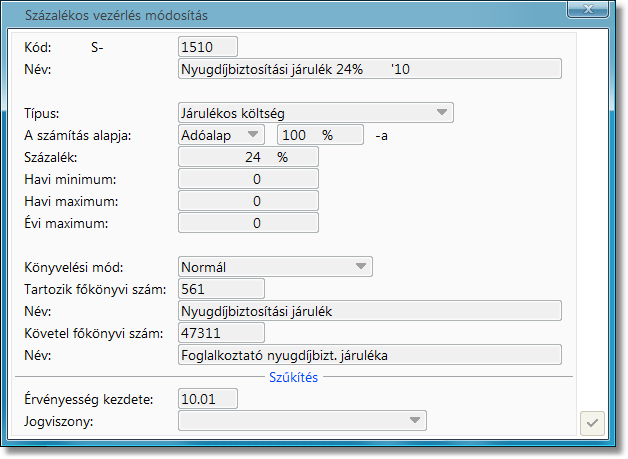 Nyugdíjbiztosítási járulék