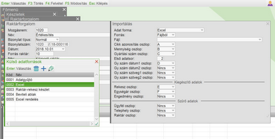 Kitöltés külső adatforrás sablonból