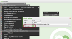 Menüpont duplázása