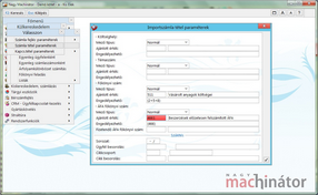 Importszámla tétel előkontírozása