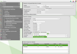 Szállítólevél felszabadítása szornózott számlánál