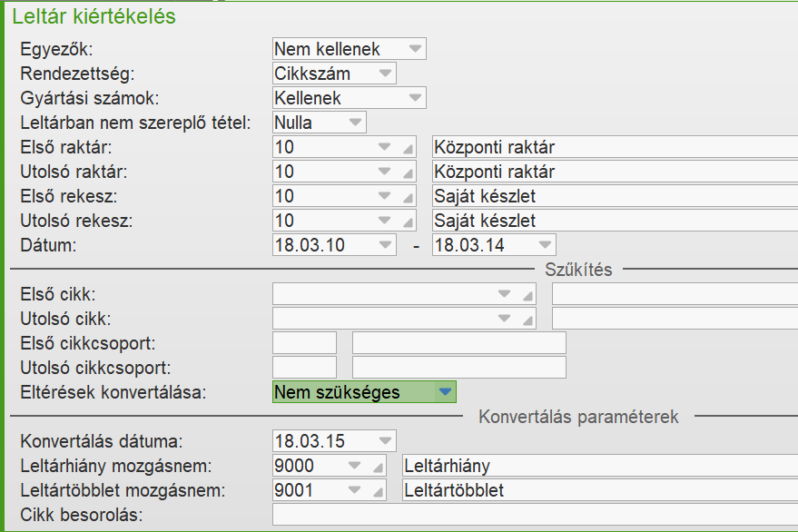 Próba kiértékelés