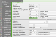 Dátumtartomány a leltár kiértékelésnél