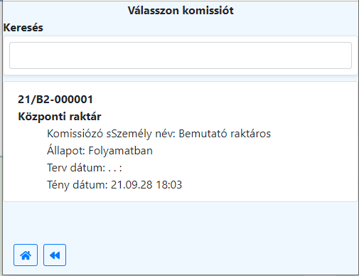Komissió kiválasztása