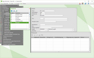 Bérraktár megadása