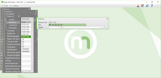 Rekeszstruktúra kialakítása