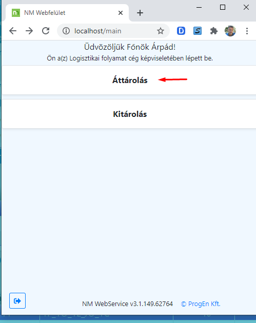 Mobil machinátor menü