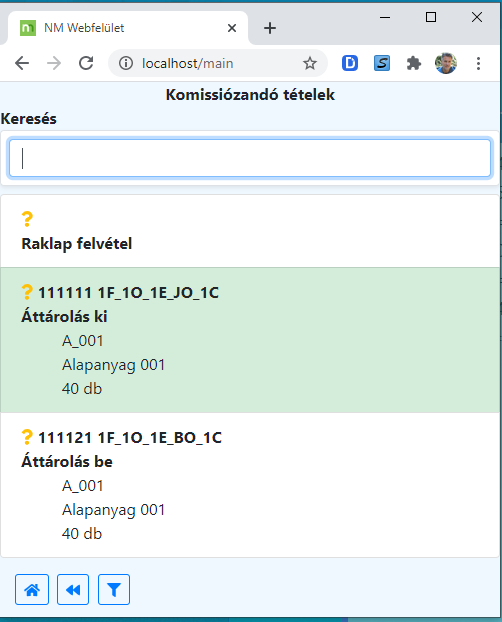 Utasítás lépései