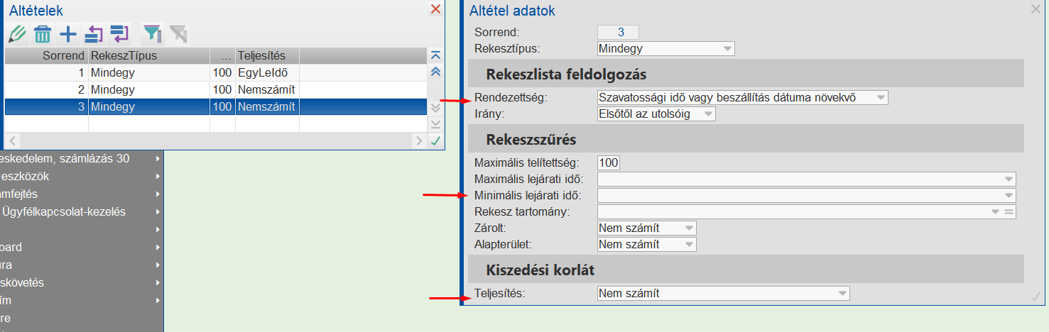 A semmilyen korlátot nem tartalmazó paraméterezés