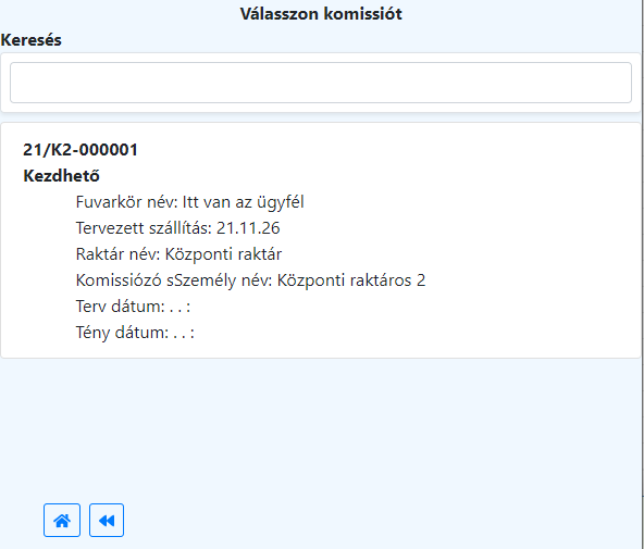 Komissió választás