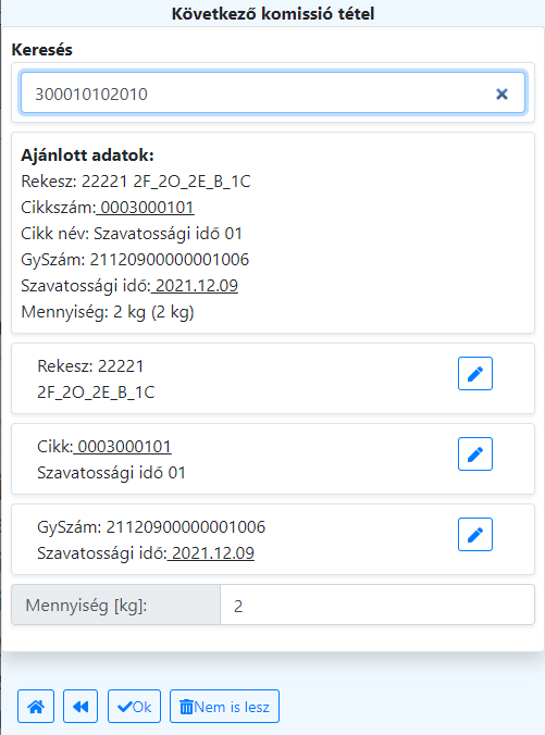 Nem egalizált termékre megadott vonalkód.