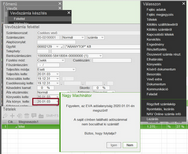 Figyelmeztetés a rossz saját adószámra