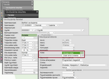 Kötet a mezőparaméterben