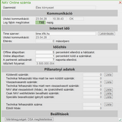 NAV Online számla paraméterek