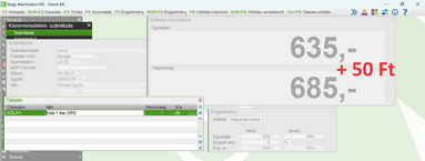 DRS érték a kisker végösszegben