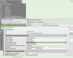 Előlegszámla sorozatok megadása a NAV Számla Importer paraméterezésében