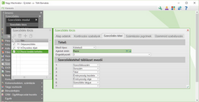 Rezsi szerződéstörzs létrehozása