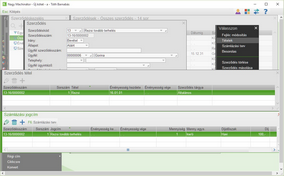 Szerződés rögzítése