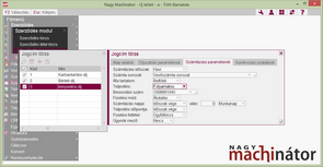 Számlázás paraméterek megadása