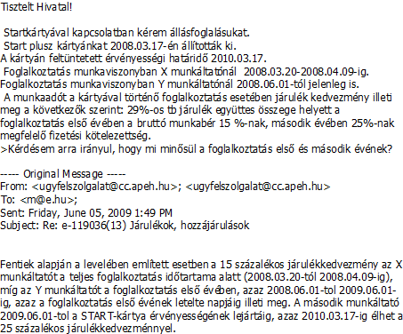 APEH állásfoglalása