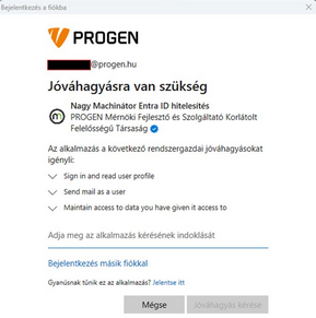 Bejelentkezés engedélyezése