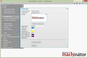 Felhasználókezelés funkció
