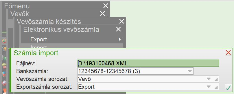 A funkció beviteli ablaka