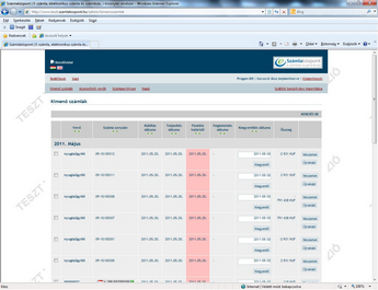 Szolgáltatói felület