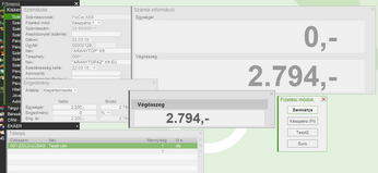 Számlakészítés a kiskerben