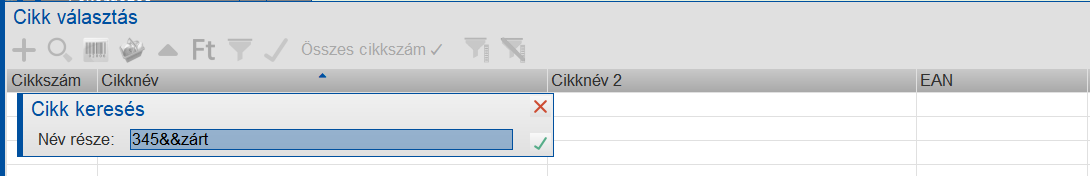 Több szöveg rész megadása