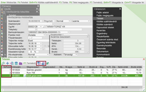 Tétel sorrend módosítás