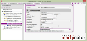 Számlanyomtatás művelet bekapcsolása