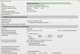 Szállítólevél ellenőrzés paraméterezése