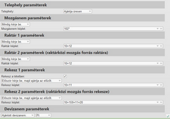 Szállítólevél felvétel paraméterezése 2.