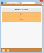 Rendelés feladás megerősítés