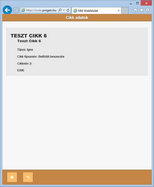 Cikk lekérdezés további adatok