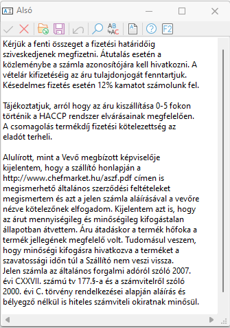 - Egyszerű szöveg (szerkesztés külön ablakban) -