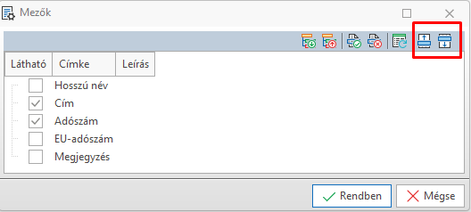 - Ügyfél keresés További adatai -