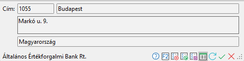 - Pénzintézet keresés további adatai -