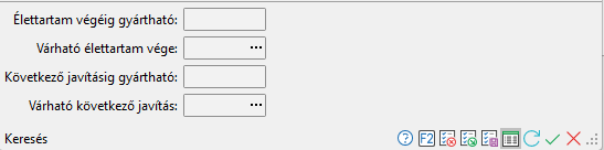 - Szerszám karbantartás keresés további adatai - 